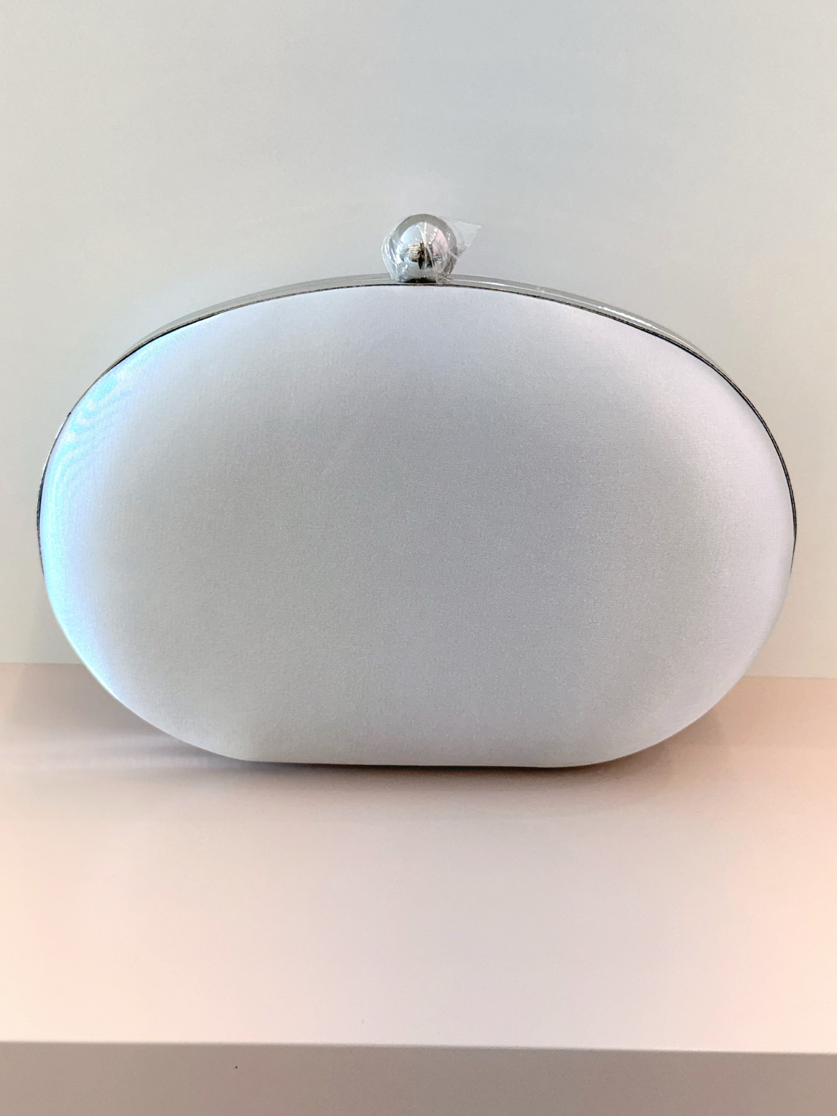 Imagem Clutch tecido prata 