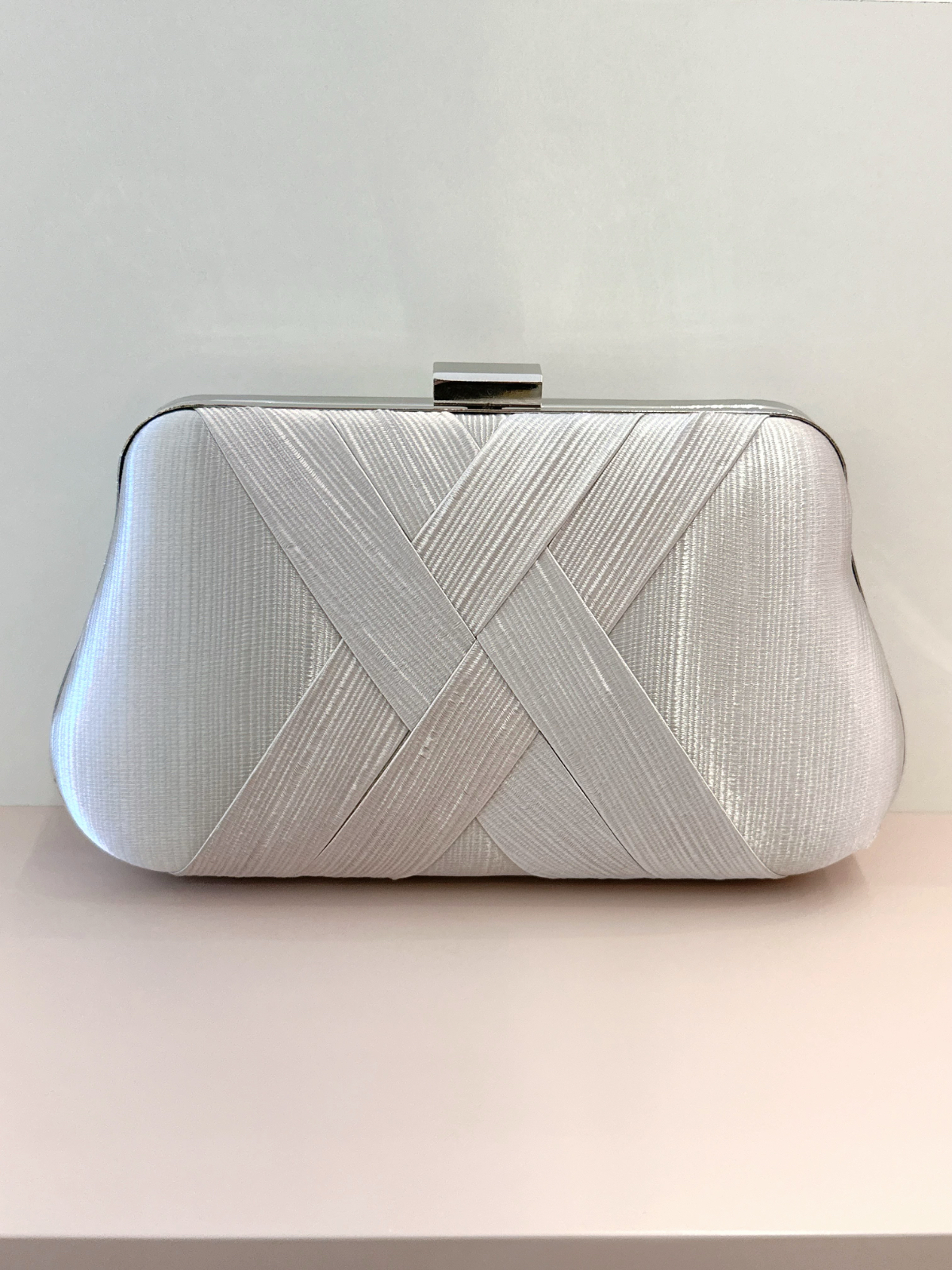 Imagem Clutch tecido cinza 