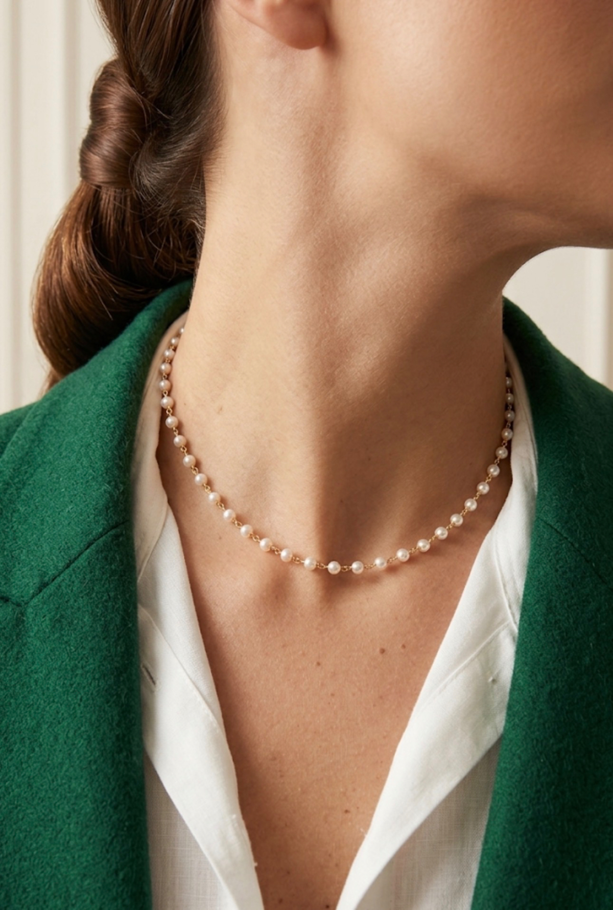 Imagem Chocker mini pérolas 