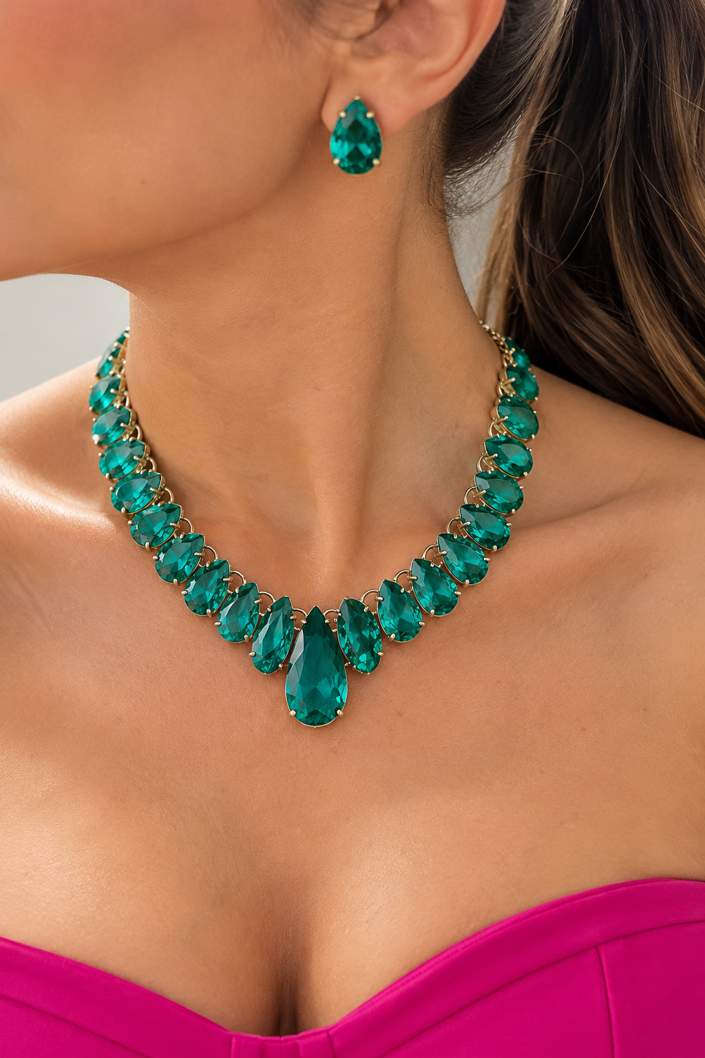 Imagem Conjunto dourado verde