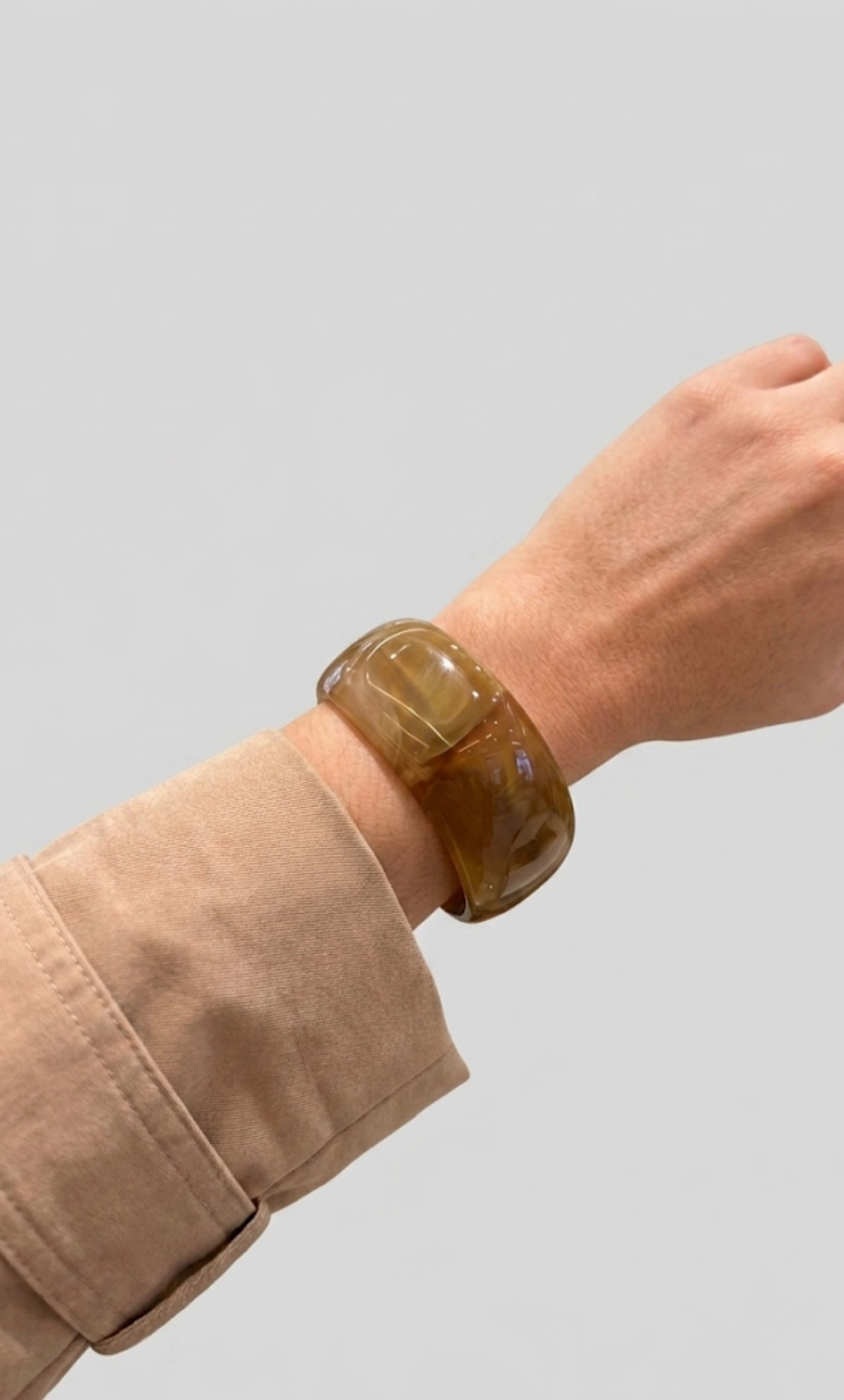 Imagem Bracelete largo marrom 
