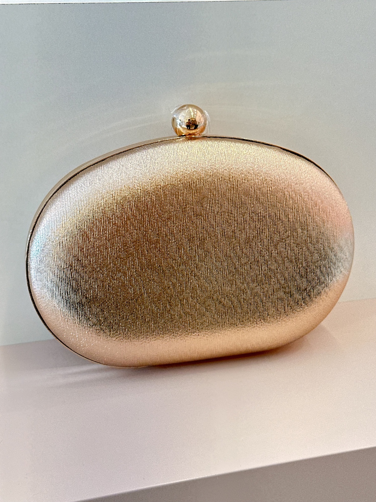 Imagem Clutch tecido bronze 