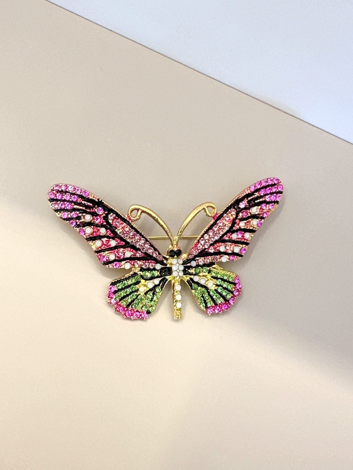 Imagem Broche borboleta colorida 