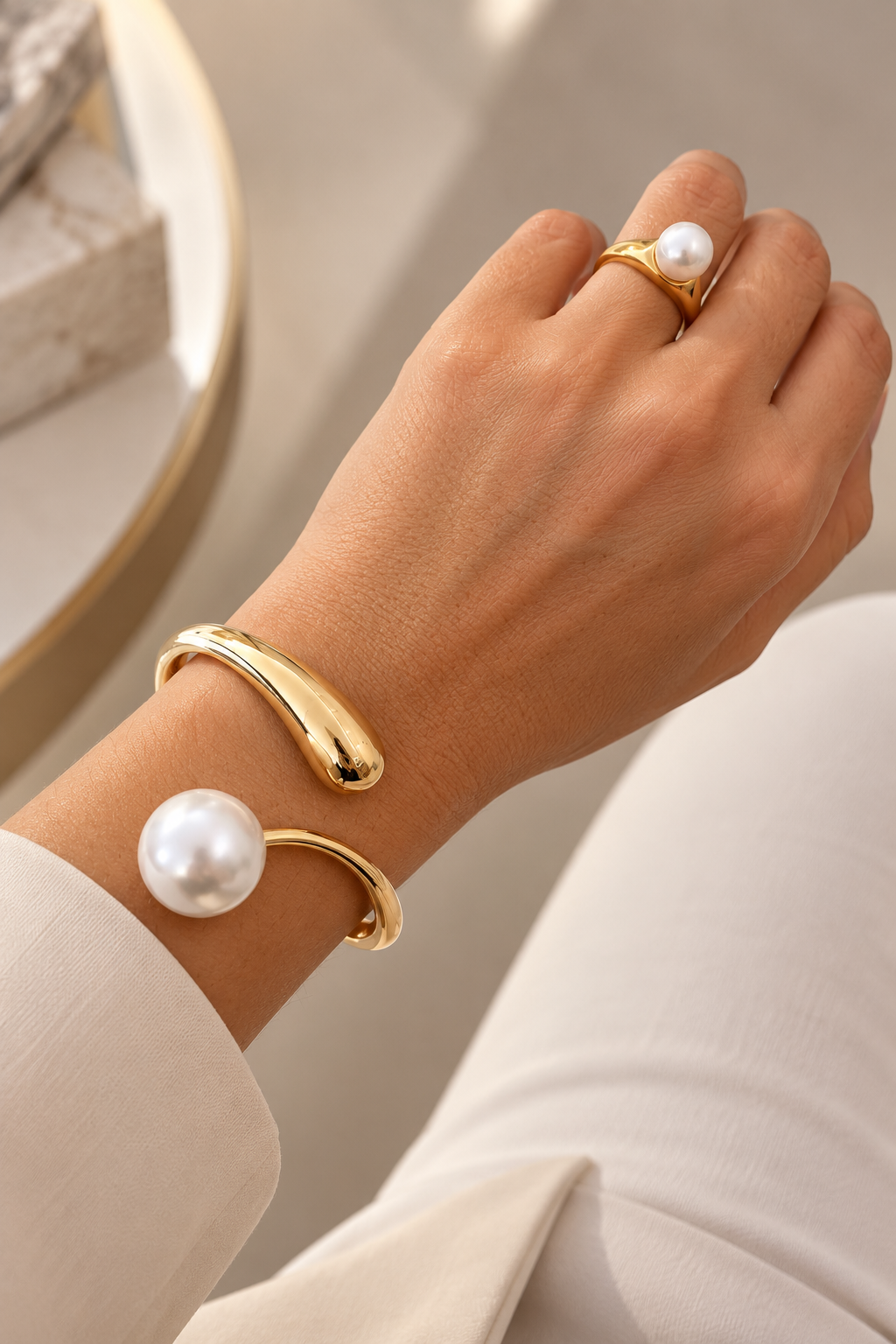 Imagem Bracelete pérola G