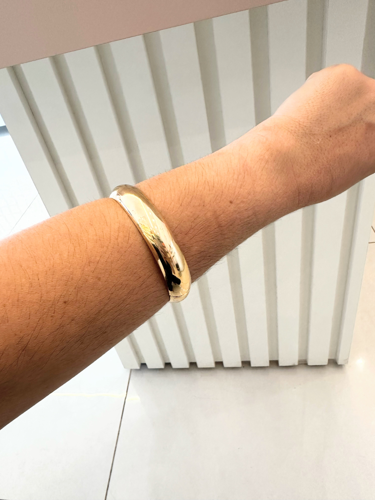 Imagem Bracelete alumínio dourado 