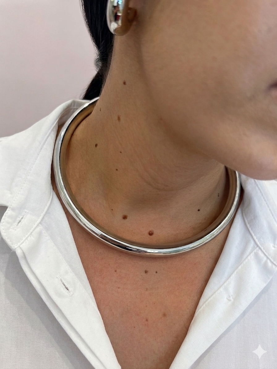 Imagem Chocker tubo prata