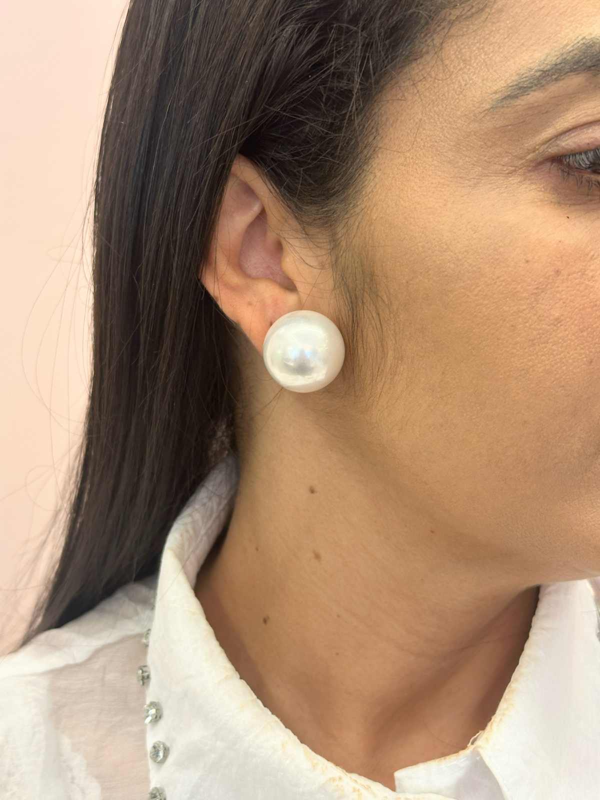 Imagem Brinco bolão pérola 