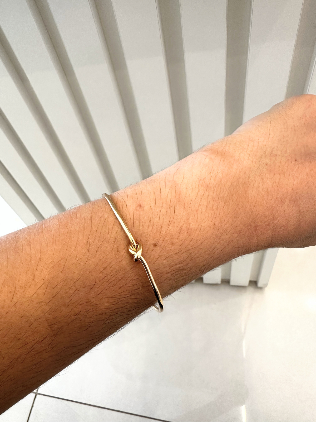 Imagem Bracelete nó dourado
