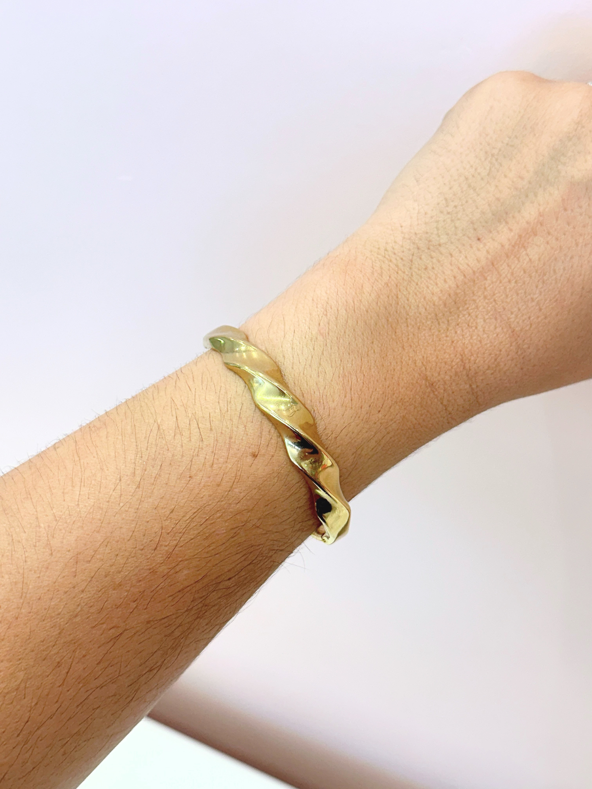 Imagem Bracelete torcido aço inox 