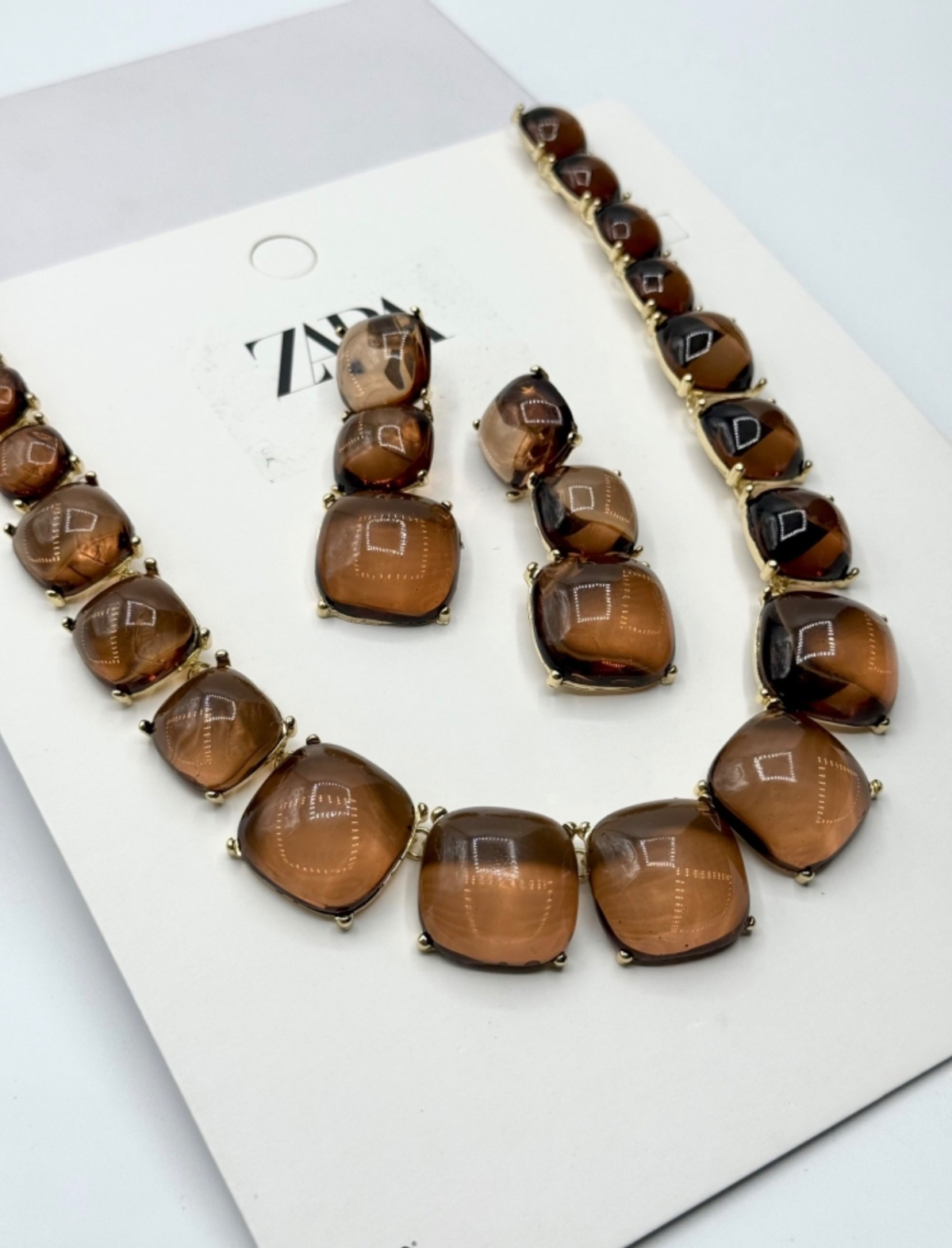 Imagem Conjunto vidro marrom 
