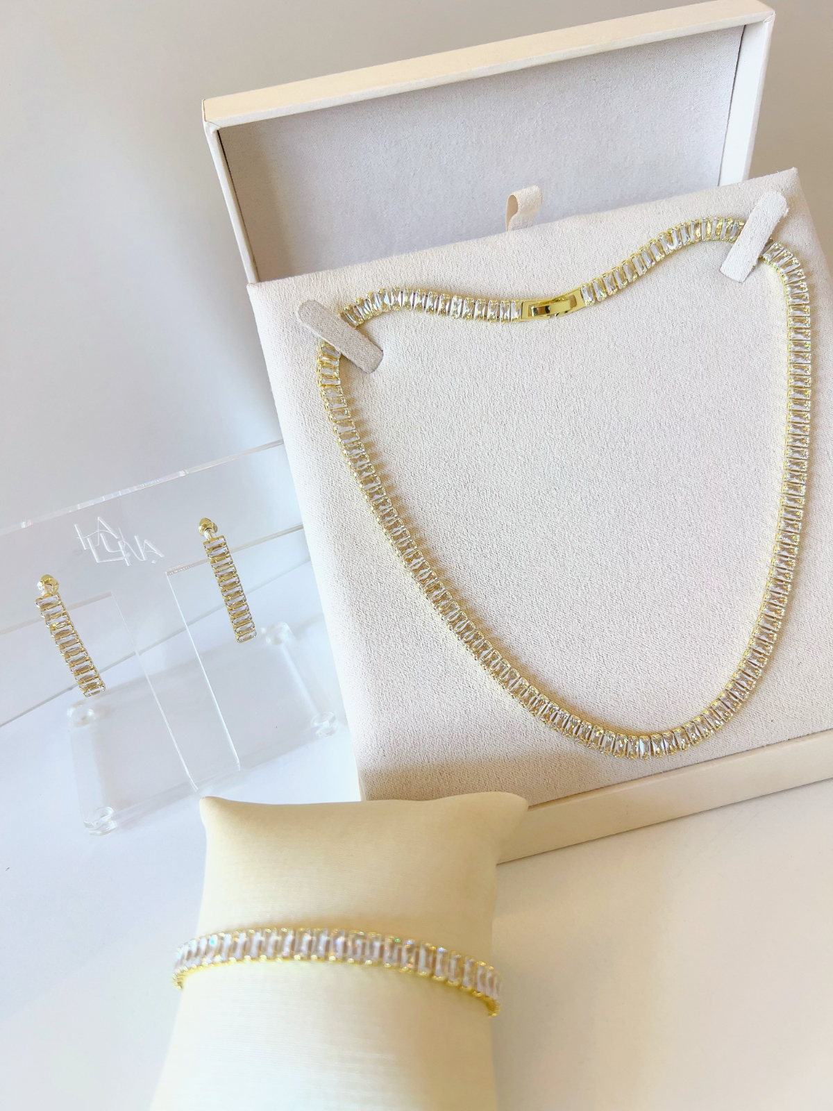 Imagem Conjunto 3 peças riviera dourado