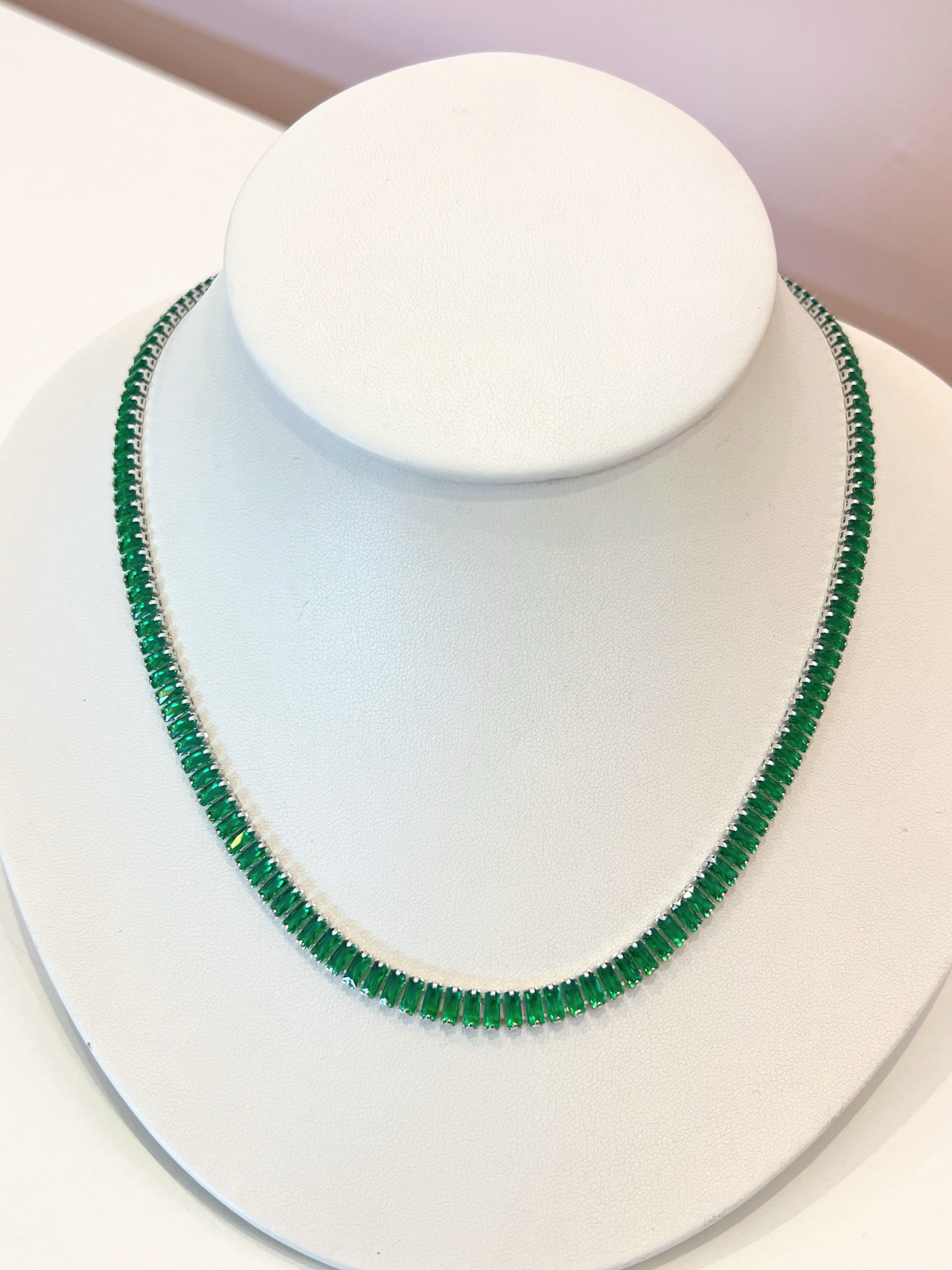 Imagem Colar riviera verde esmeralda 