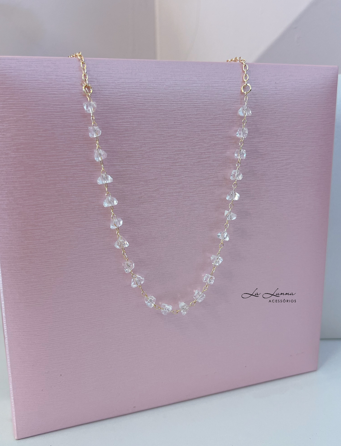 Imagem Chocker cristais transparentes 