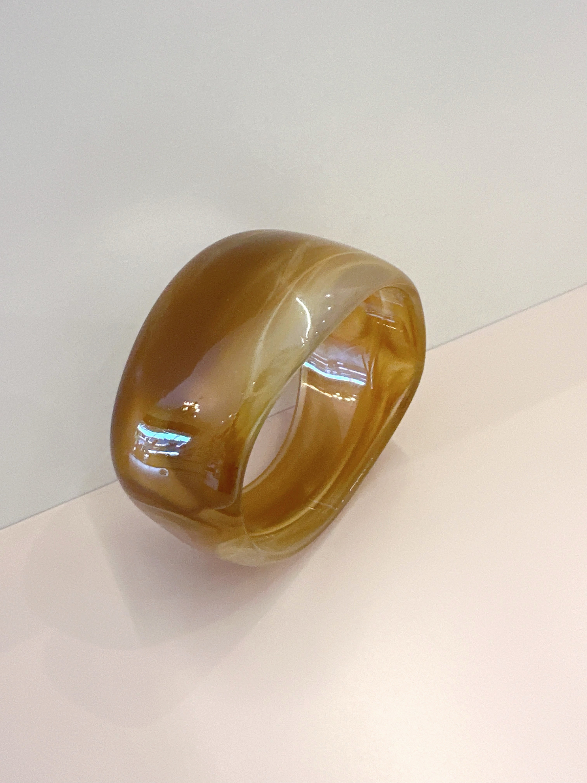 Imagem 1 Bracelete largo marrom 
