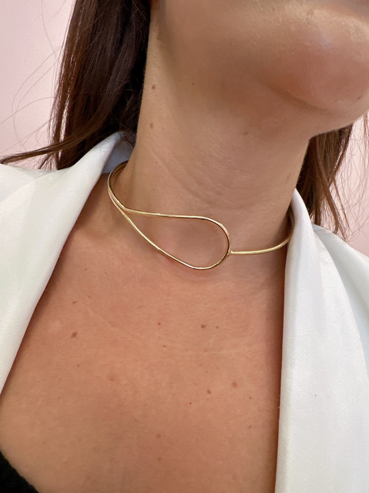 Imagem Chocker aro dourado 