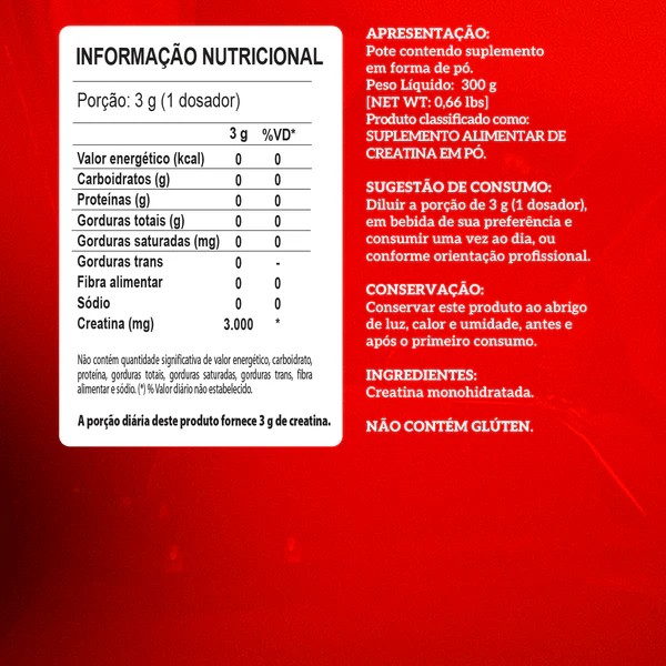 Imagem 3 Creatina Monohidratada Hardcore Pura - Integralmedica