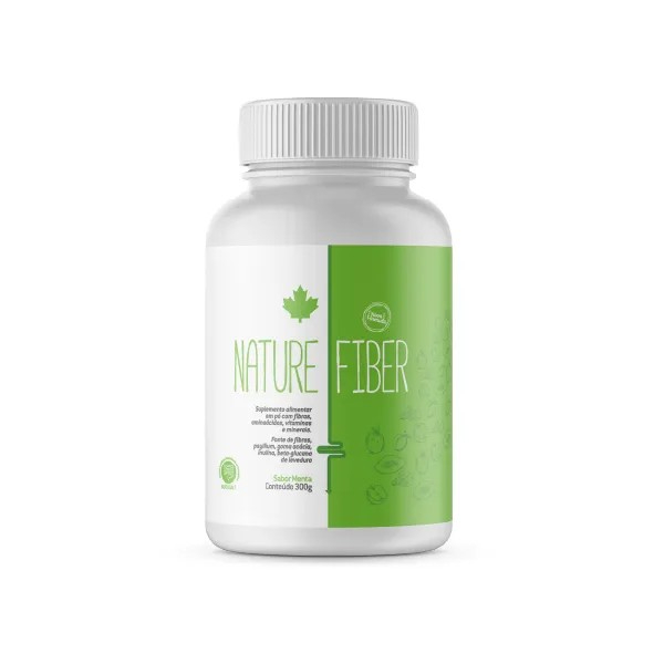 Imagem Nature Fiber em Pó Sabor Menta - Nutriscience - 300g