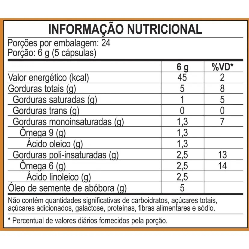 Imagem 2 Óleo de Semente de Abóbora 1000mg - Unilife - Caps