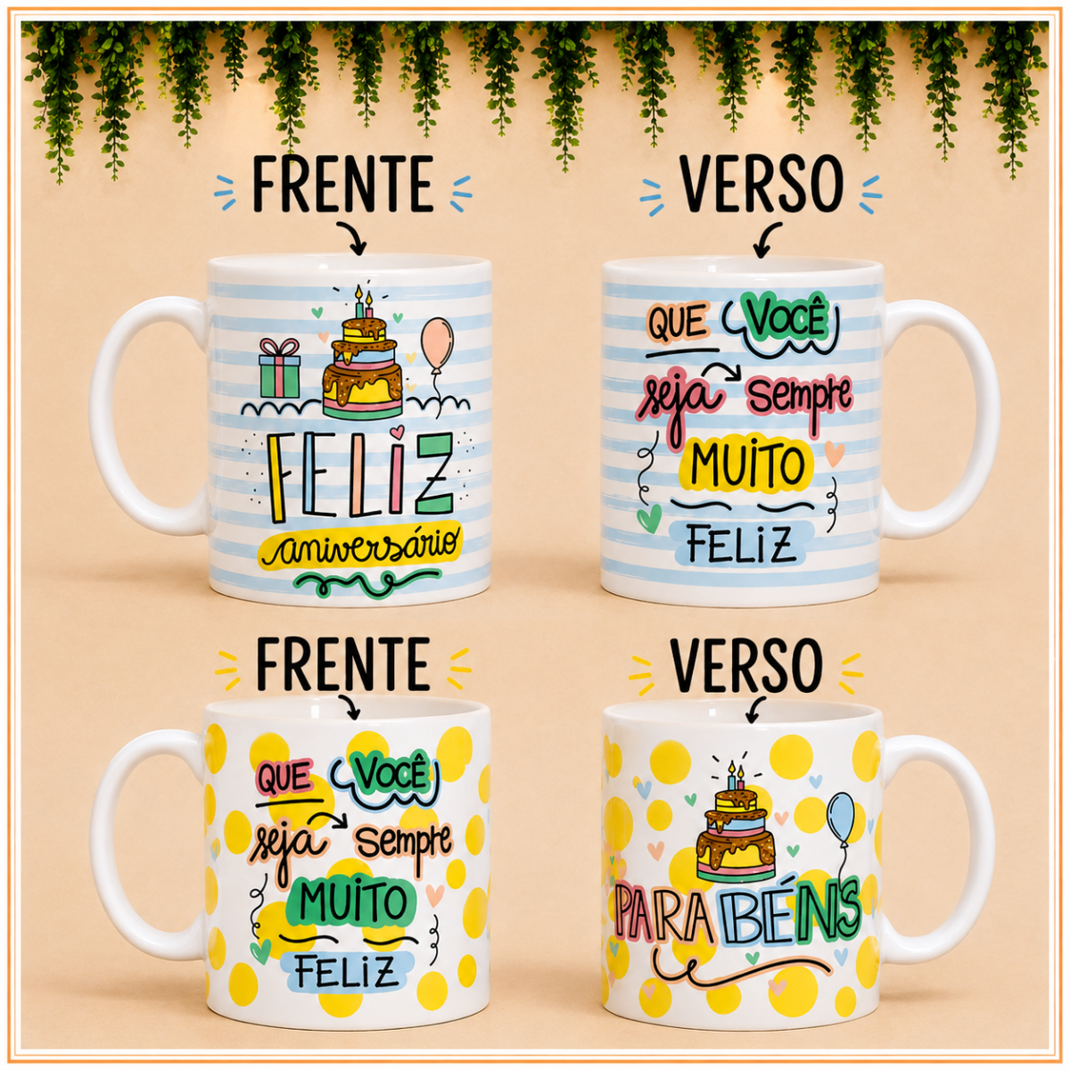 Imagem Caneca Aniversário Faixa