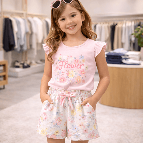 Imagem Conjunto Menina Flower