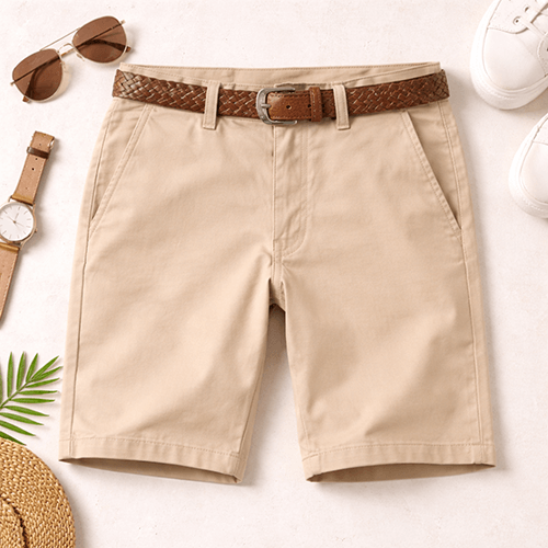 Imagem 1 Bermuda Slim Sarja