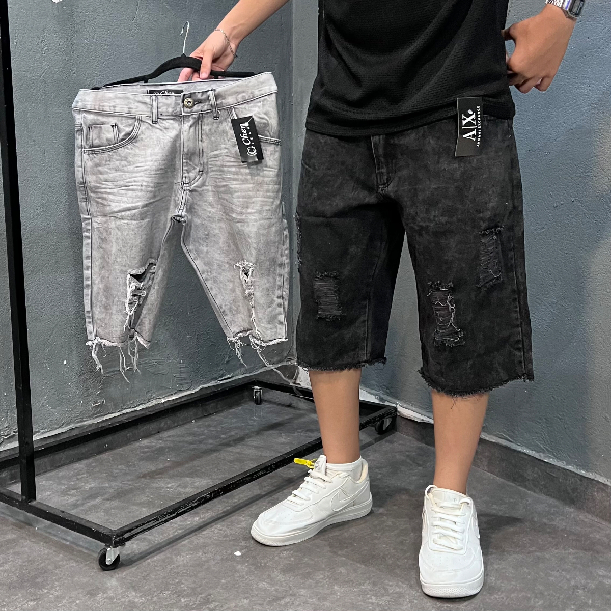 Imagem BERMUDA JEANS COMPRIDA 