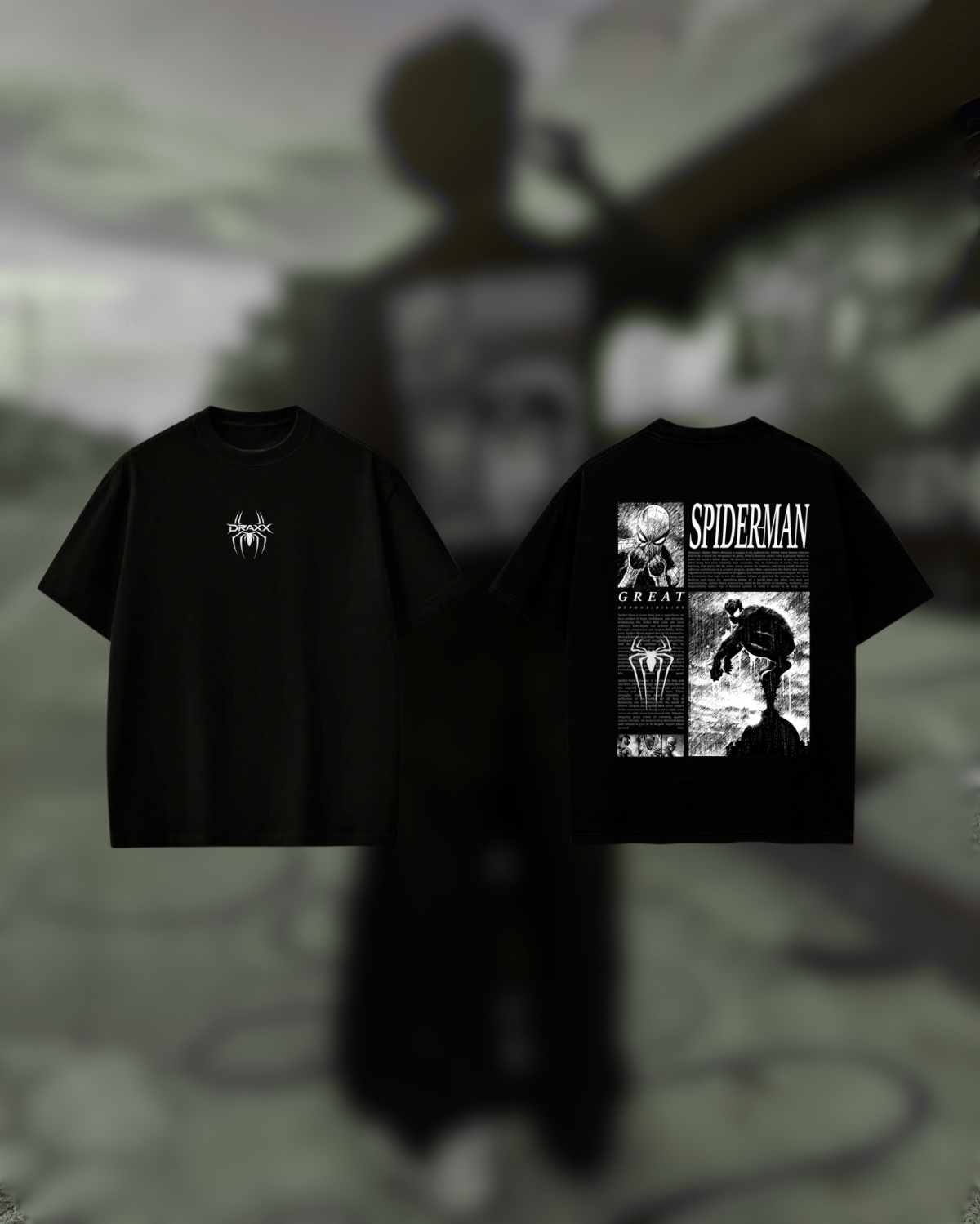 Imagem 1 CAMISA DRAXX SPIDER BLACK 