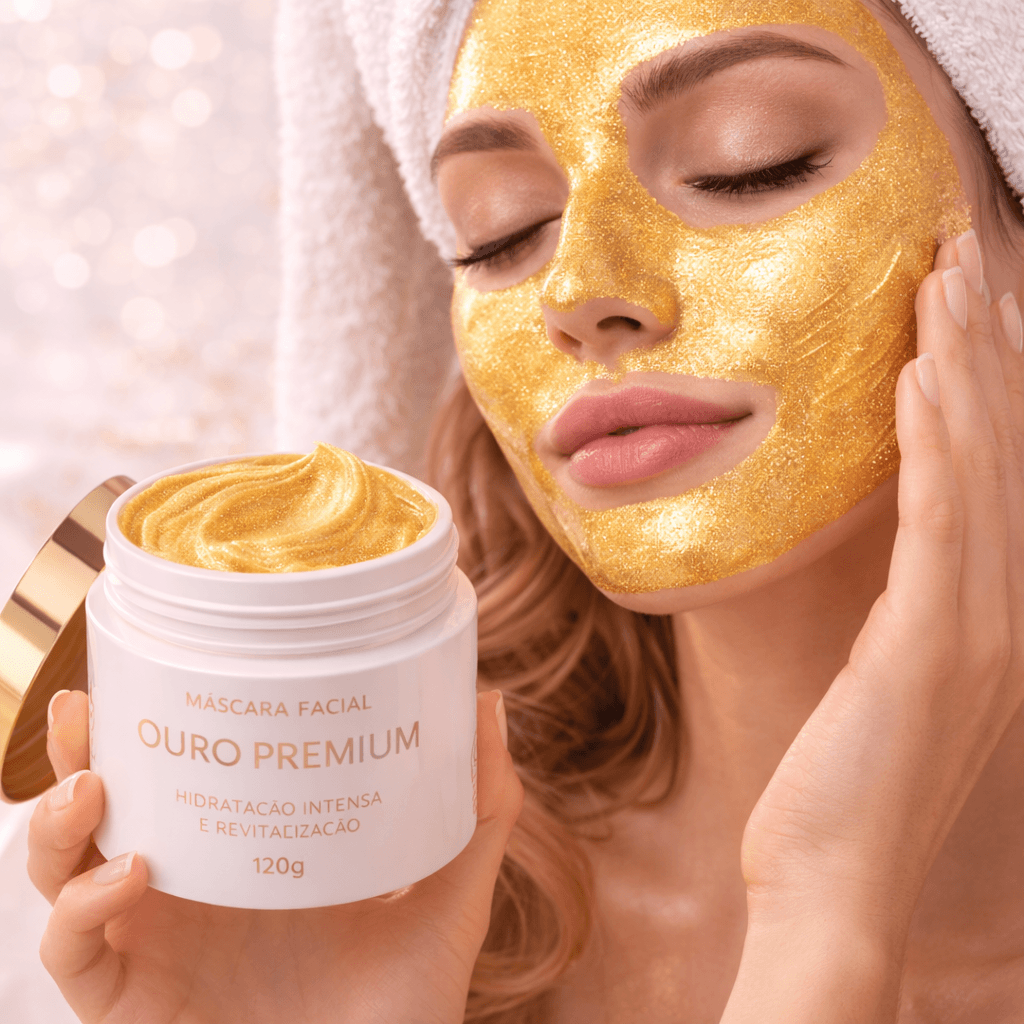 Imagem 1 Máscara Facial Ouro Premium