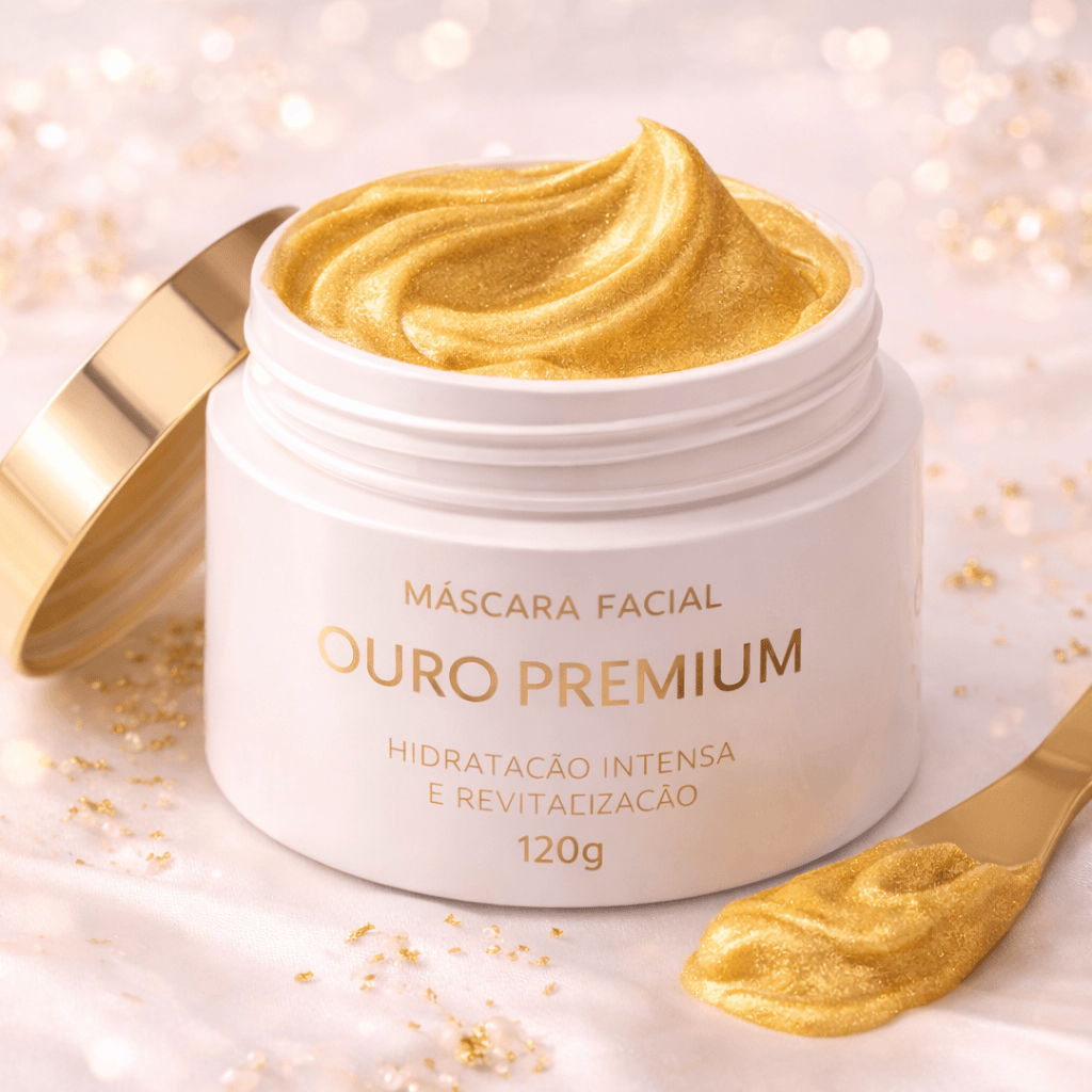 Imagem 2 Máscara Facial Ouro Premium