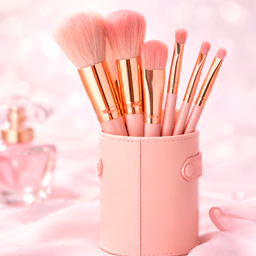 Imagem 4 Kit com 7 Pincéis de Maquiagem