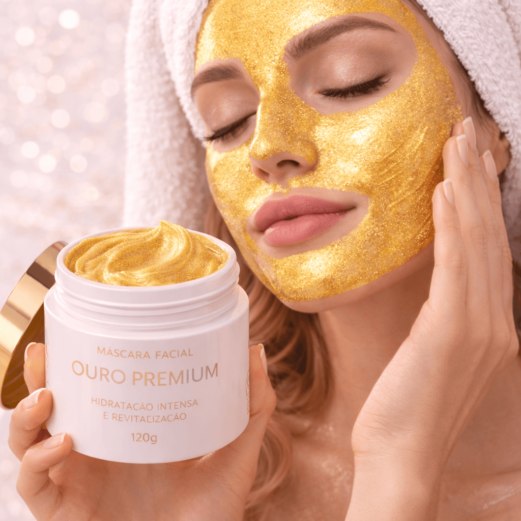 Imagem 3 Máscara Facial Ouro Premium