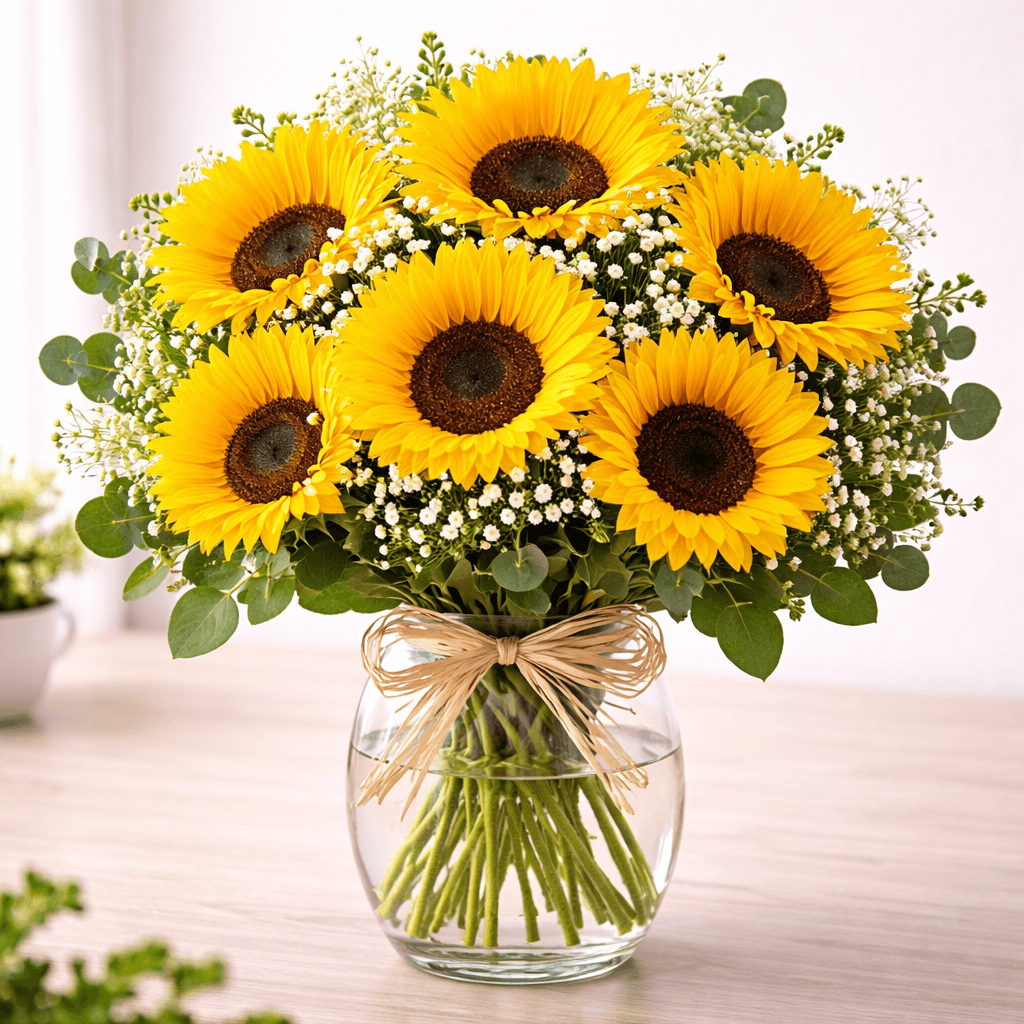 Imagem 2 Girassóis em Vaso