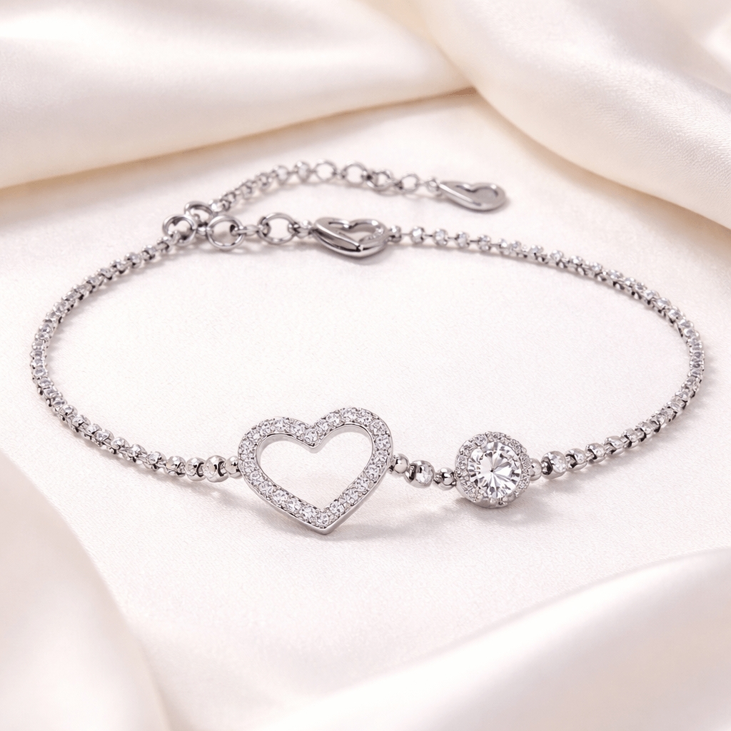 Imagem 3 Pulseira Coração com Ponto de Luz