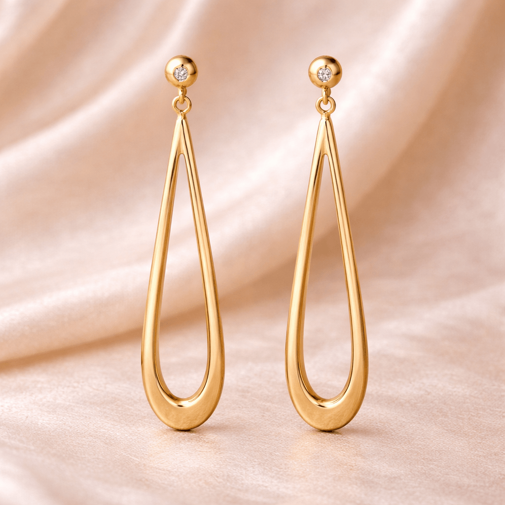 Imagem Brinco Longo Vazado