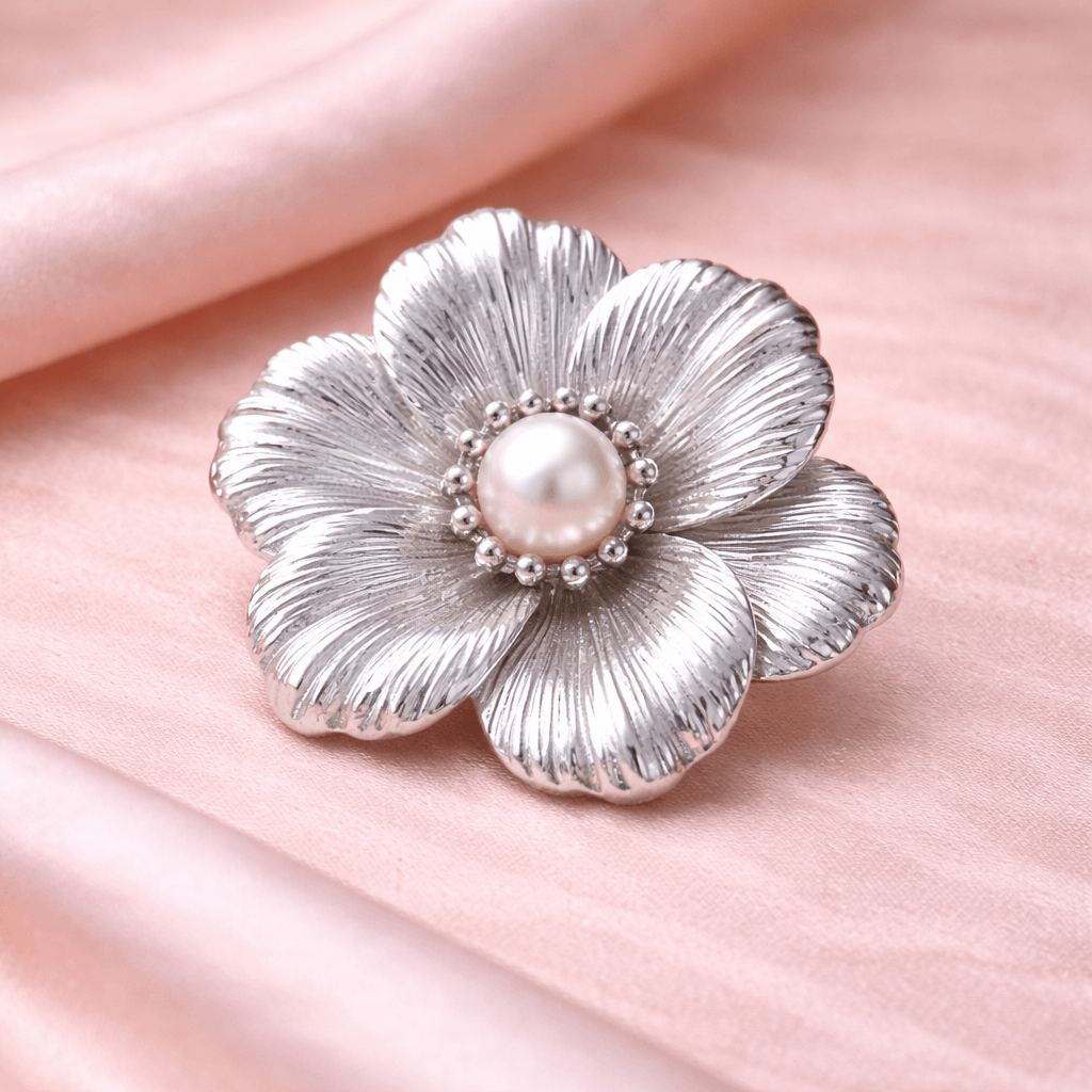 Imagem 2 Broche Flor Texturizada