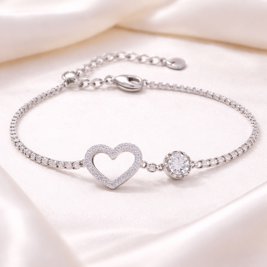Imagem Pulseira Coração com Ponto de Luz