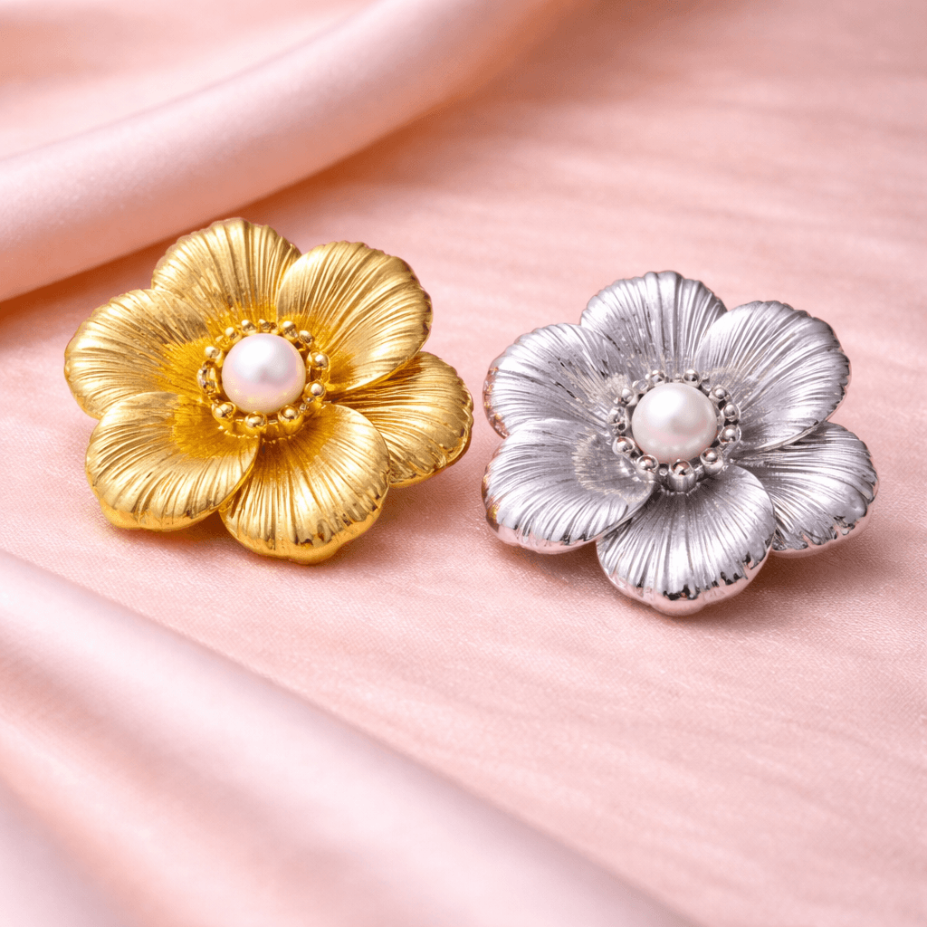 Imagem 4 Broche Flor Texturizada