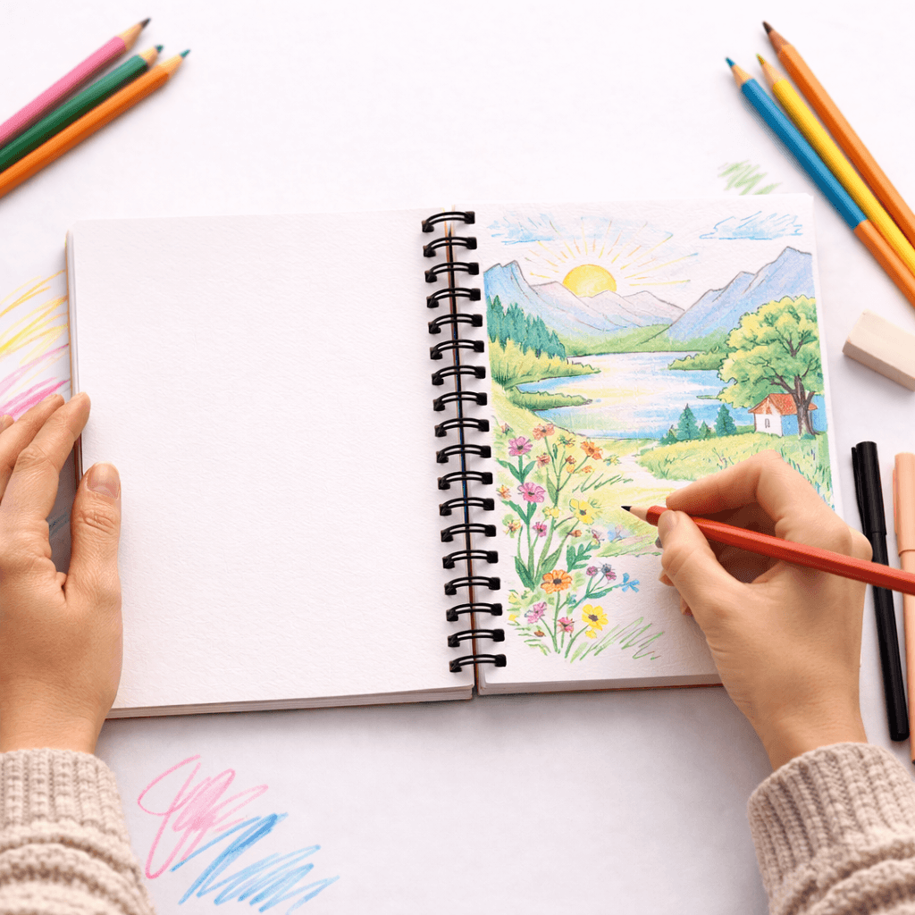 Imagem 3 Caderno de Desenho
